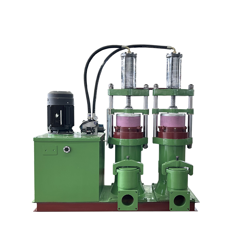 市政污水處理廠使用2臺(tái)YBH400咸陽(yáng)柱塞泥漿泵