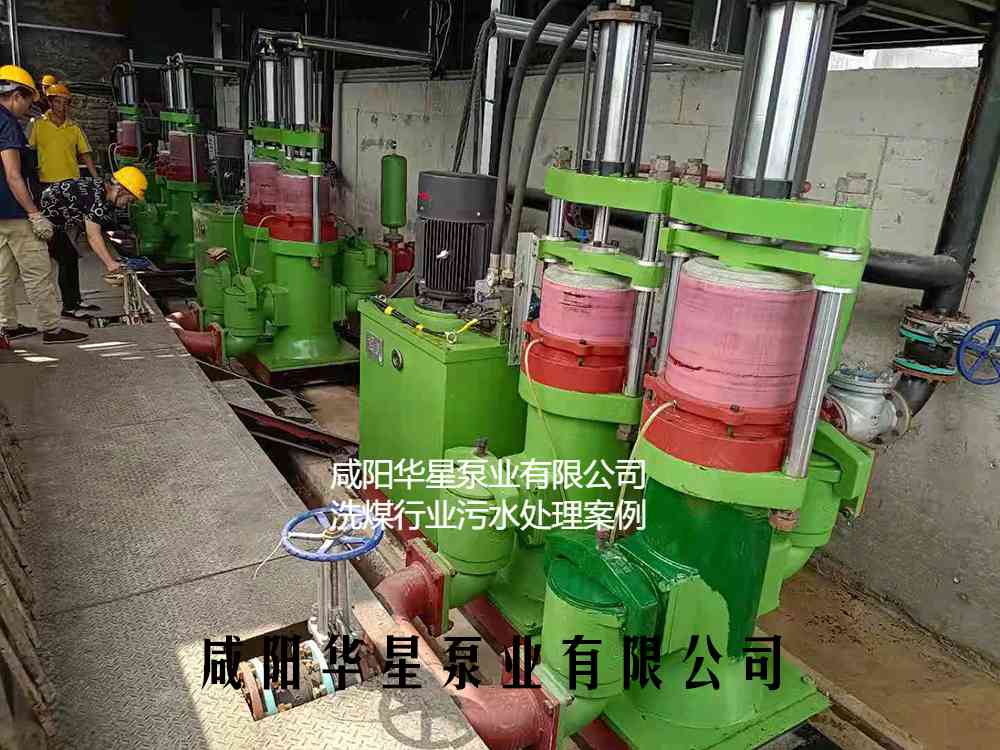 洗煤廠使用YBH400節(jié)能泥漿泵現(xiàn)場(chǎng)圖片