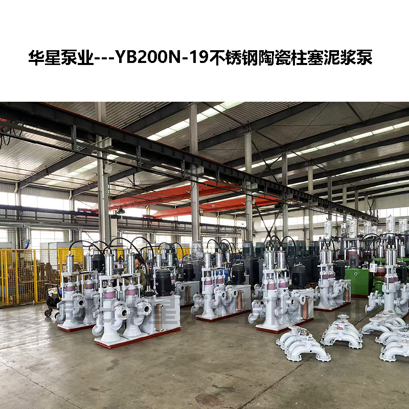 YB200N-19不銹鋼陶瓷柱塞泥漿泵-04 YB200N-19不銹鋼陶瓷柱塞泥漿泵-04